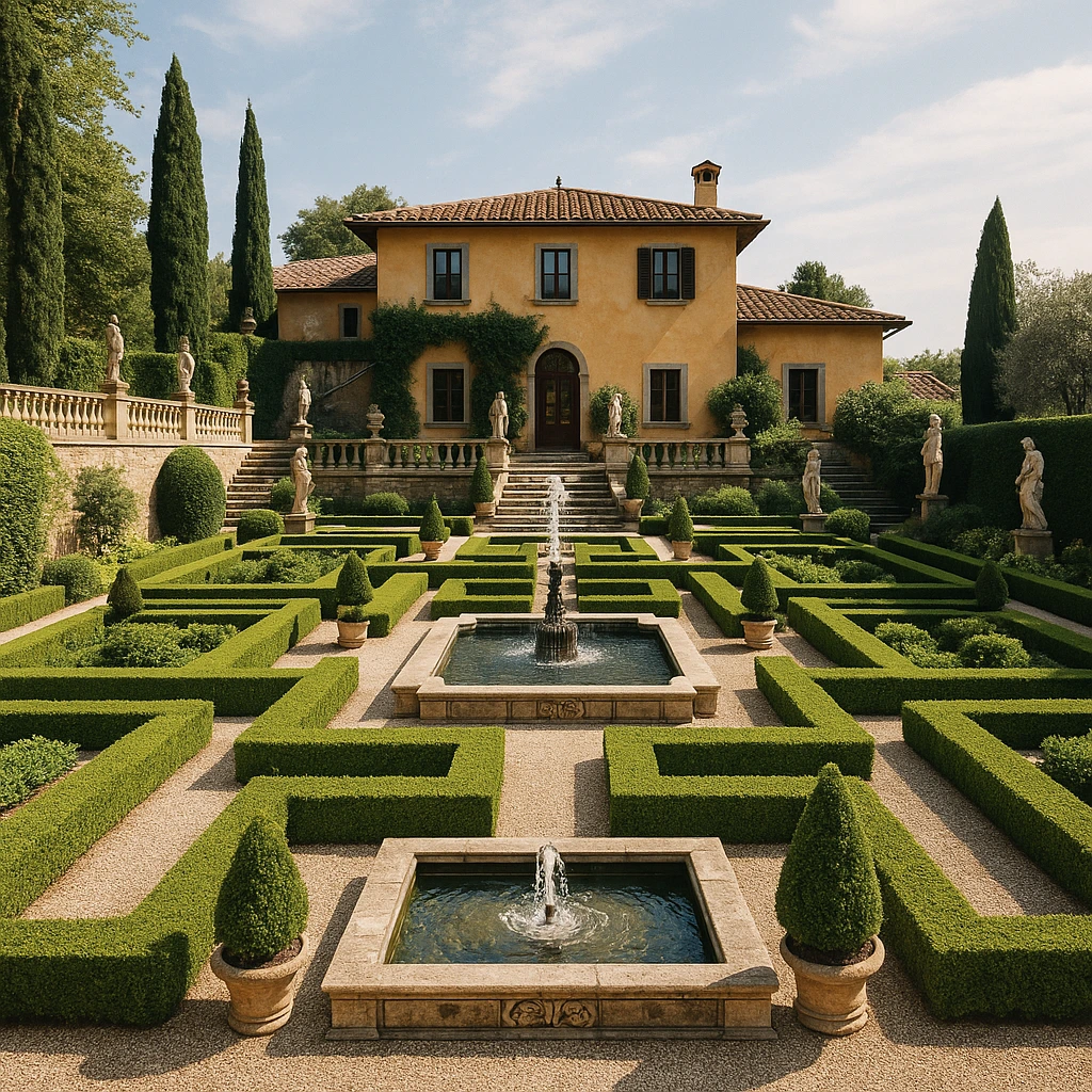 ai-garden-design-style-Italian Renaissance