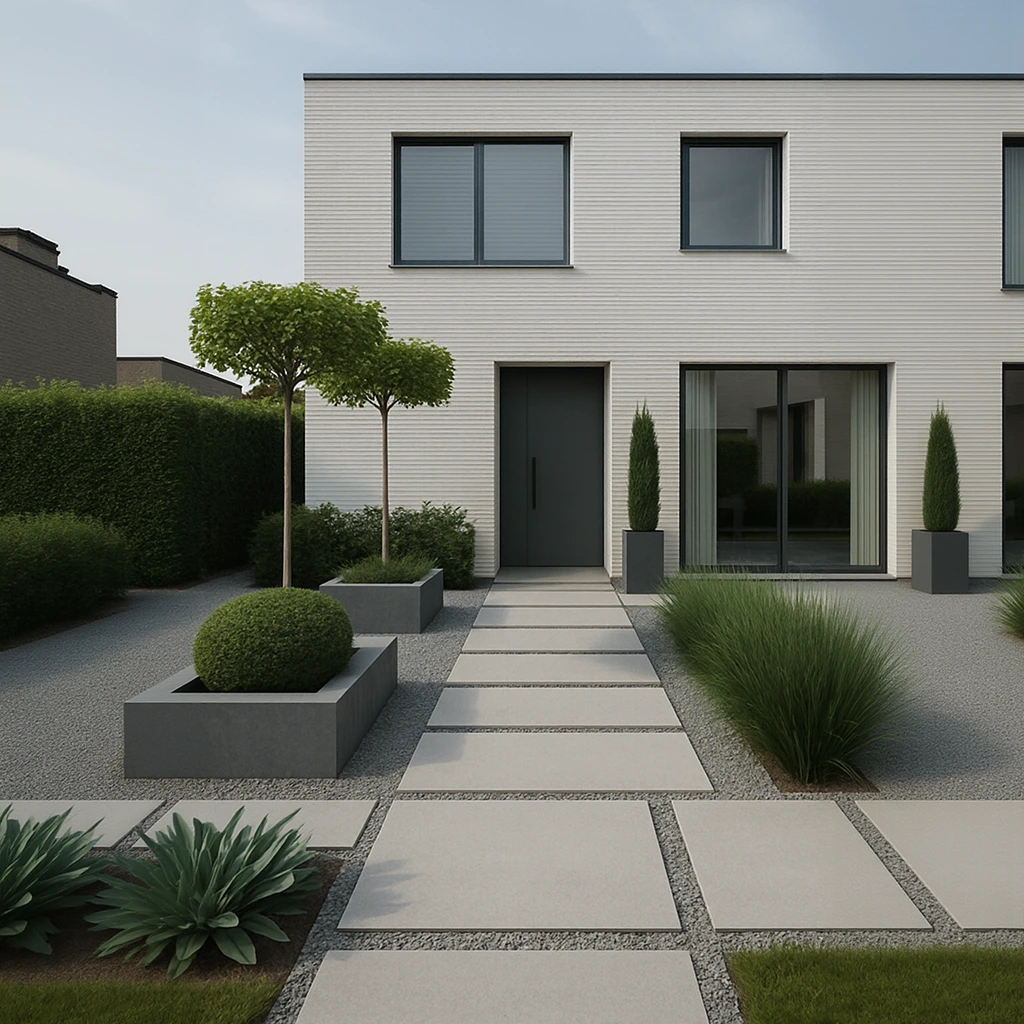 ai-garden-design-style-Modern Minimalist